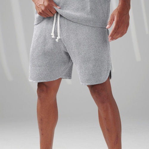 Herrer Komfortable fritidsshorts med elastisk talje og sidelommer Stilla