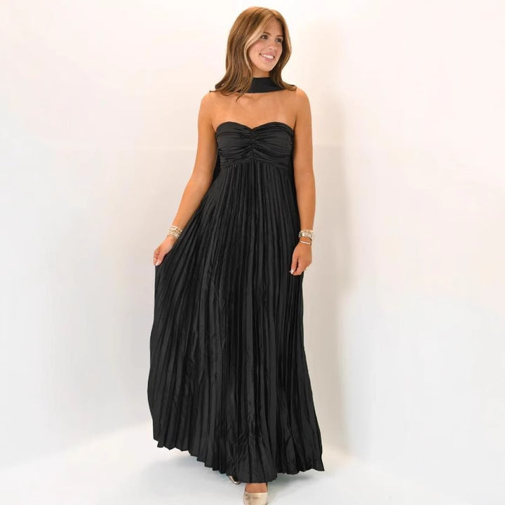 Damer elegante Maxi-nederdele med plisseringer Skovae