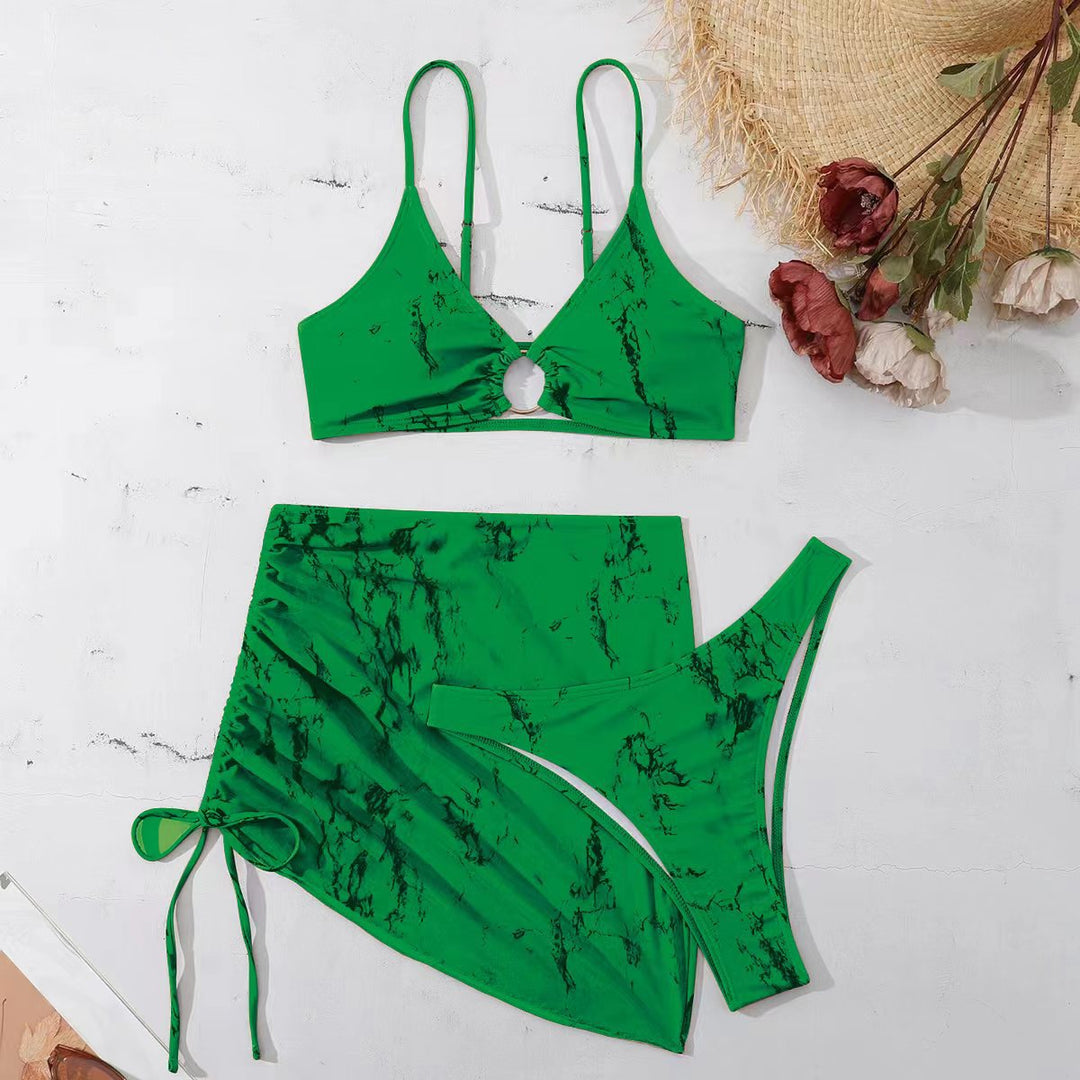 Dame Marmortryk Bikini Sæt Stilla