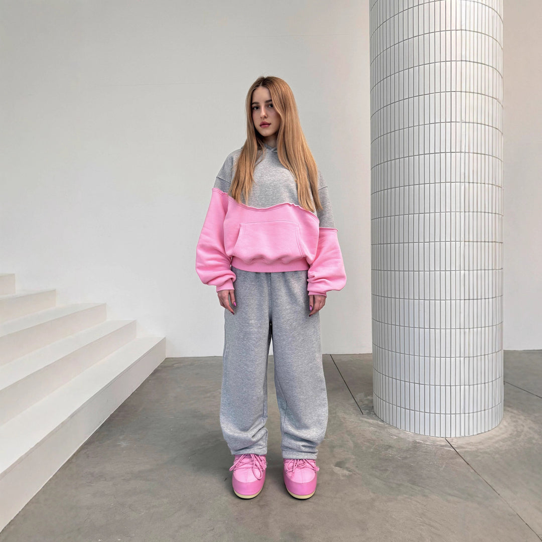 Kvindernes sporty loungewear sæt med moderne design Skovae