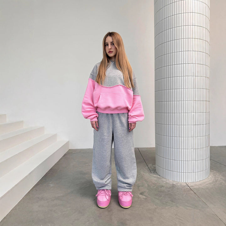 Kvindernes sporty loungewear sæt med moderne design Skovae