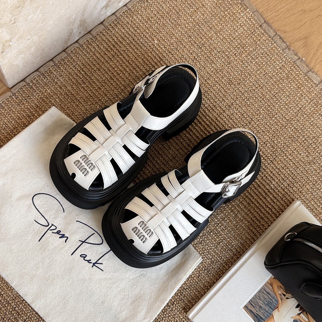 Femme Chic Krydswevede Platform Sandaler Stilla