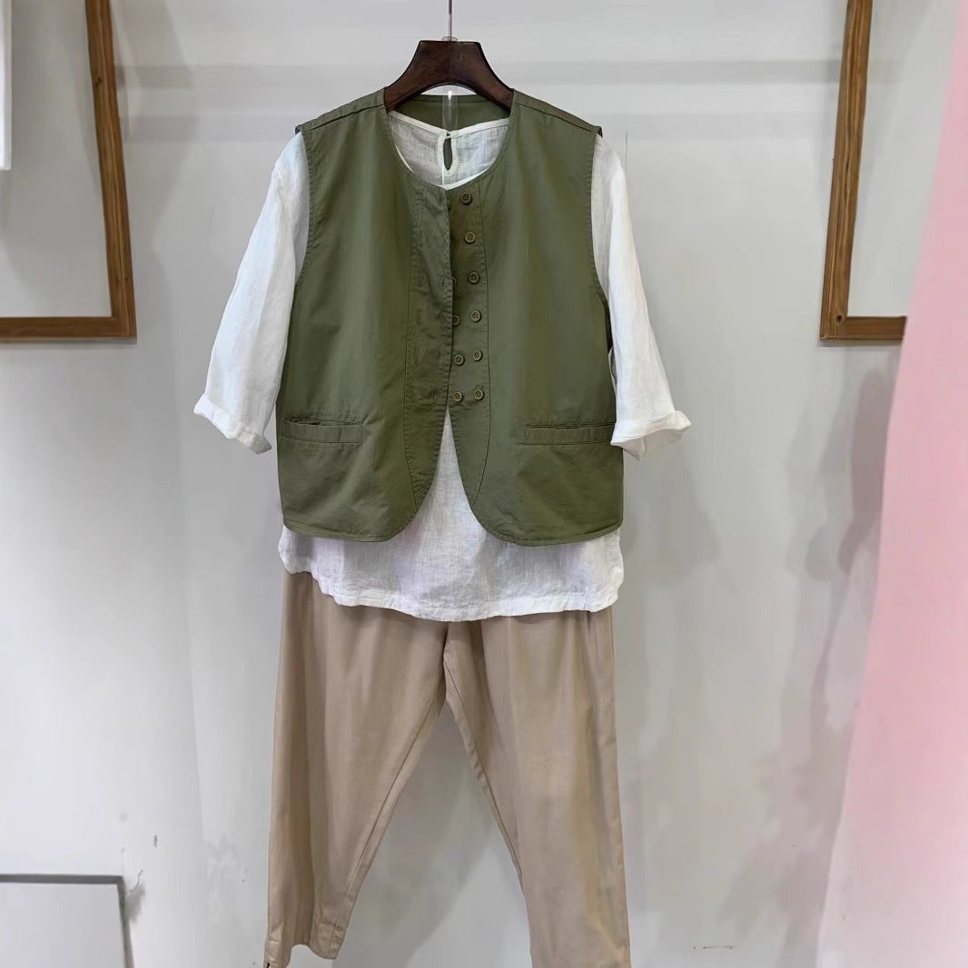 Femme Stilfulde Casual Vest Stilla