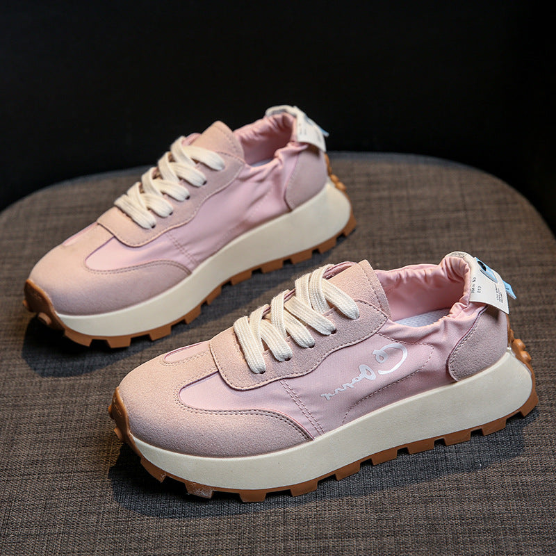 Damer Sporty Sneakers med behagelige elastiske snørebånd og skridsikre såler Stilla