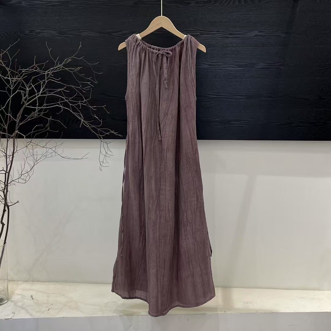 Damer Elegant Maxikjole med Sløjfe-Detalje Stilla