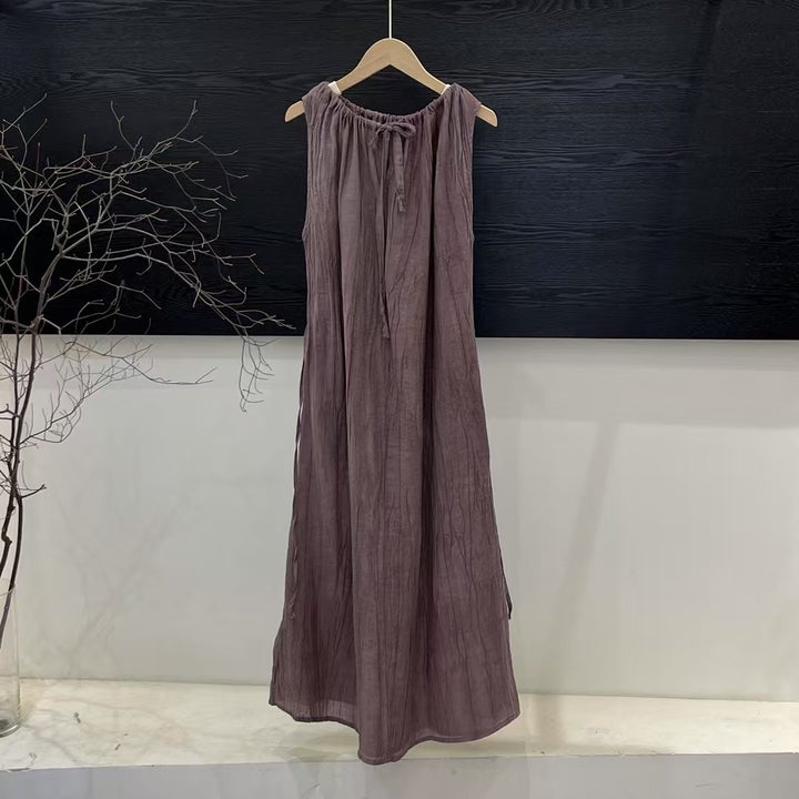 Damer Elegant Maxikjole med Sløjfe-Detalje Stilla