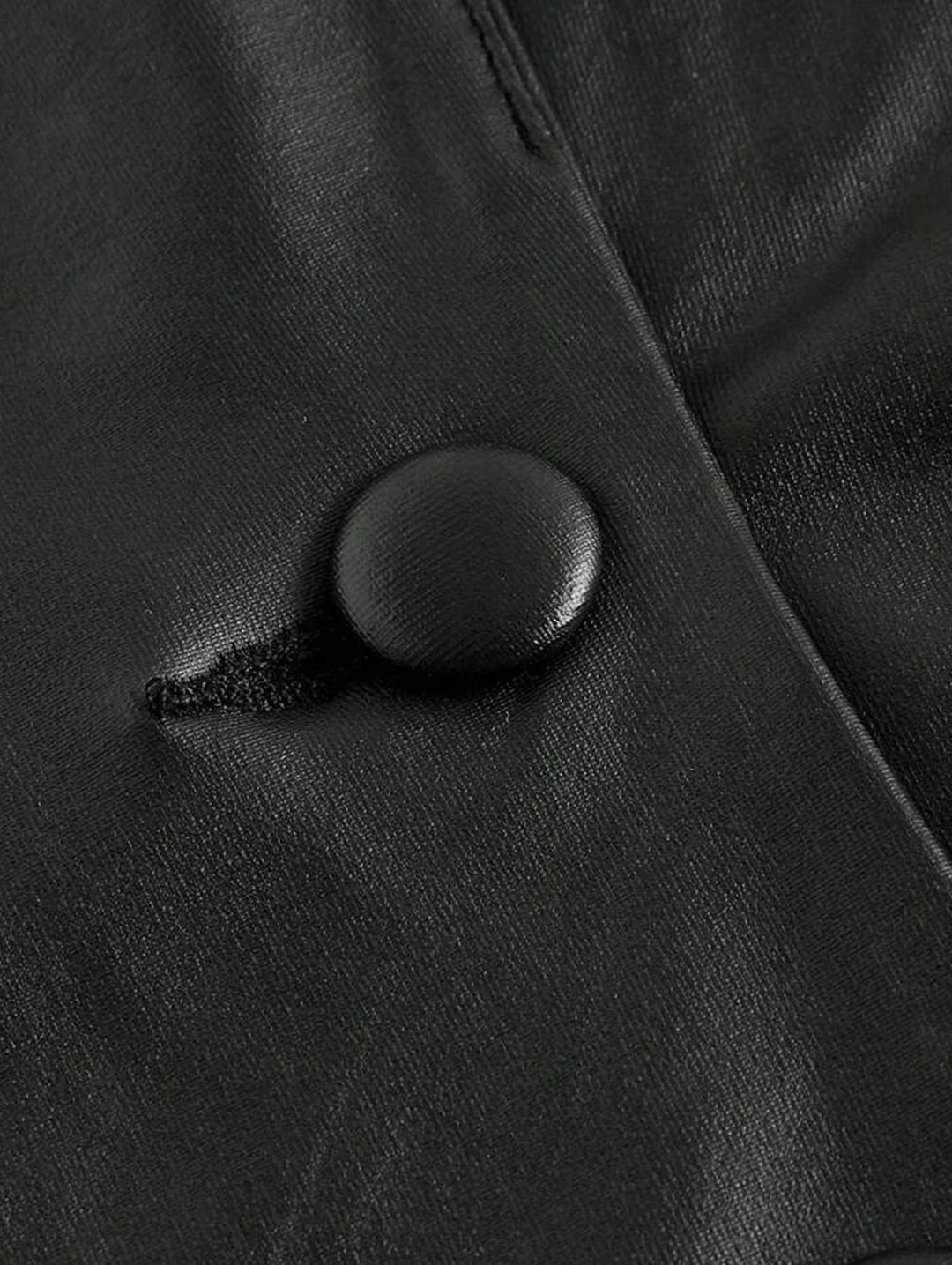 Dame Elegant tætsiddende vest i kunstlæder Stilla