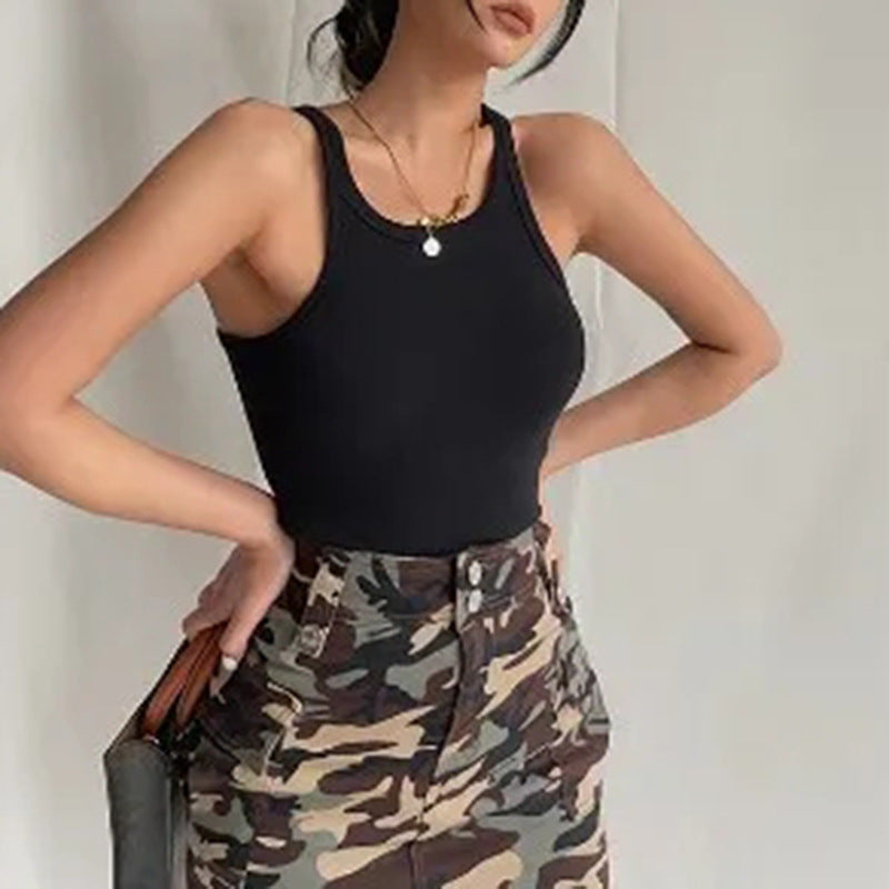 Dame Sporty Bodysuit med ærmeløs design og højt komfortniveau Stilla