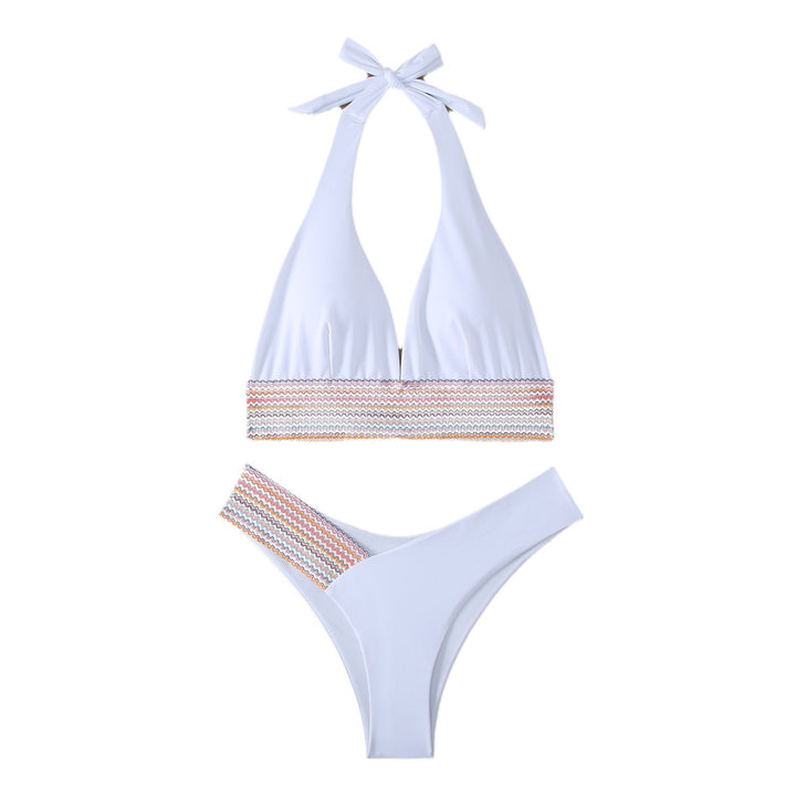 Dame Halterneck To-delte Bikini Sæt Stilla