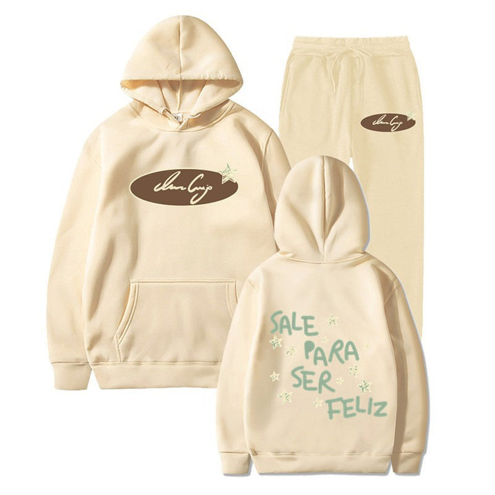 Kvinders hoodie sweatshirt med inspirerende tekst og afslappet pasform Skovae