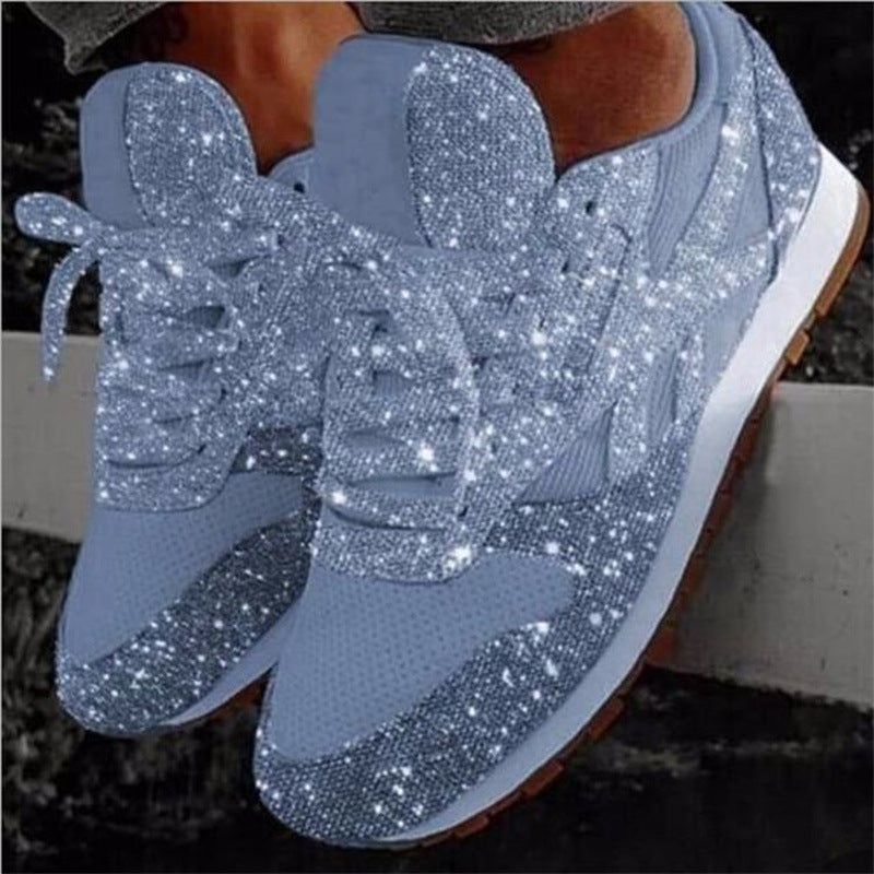 Damer Glitrende Sneakers med åndbart mesh-overmateriale Stilla