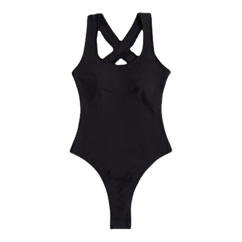 Damer Højskåret One-Piece Badedragt Skovae