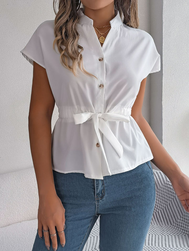 Dame skræddersyet Button-Up-bluse Stilla