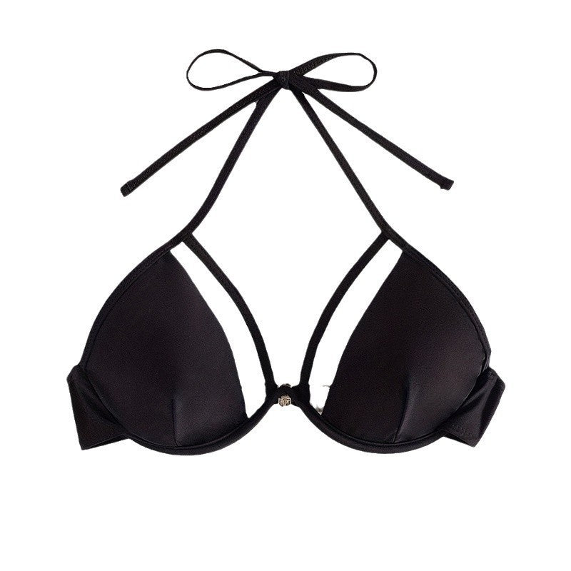 Dame Triangel-Bikini med elegant mesh-design Skovae