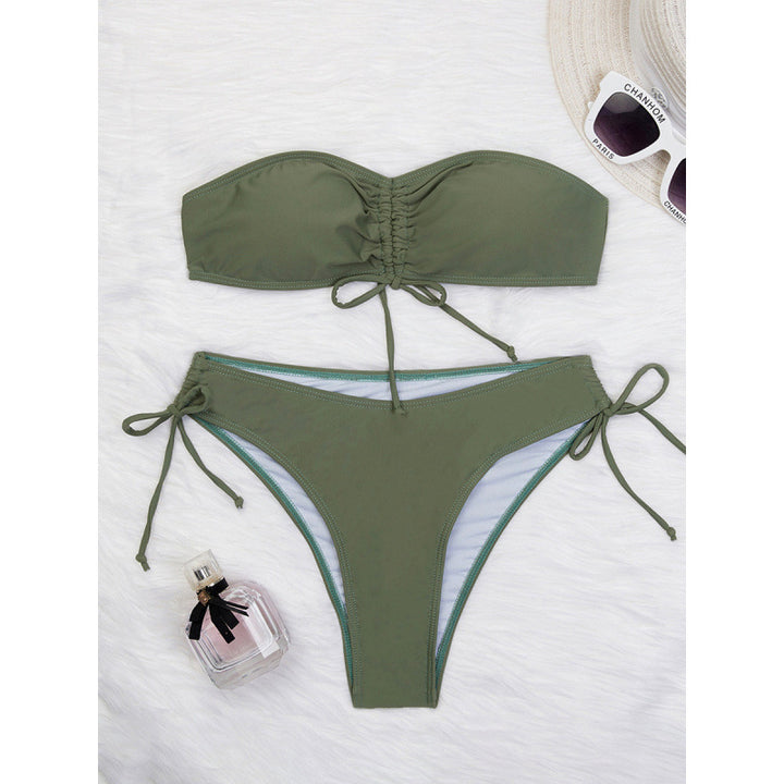 Dame Bandeau Bikini Sæt Stilla