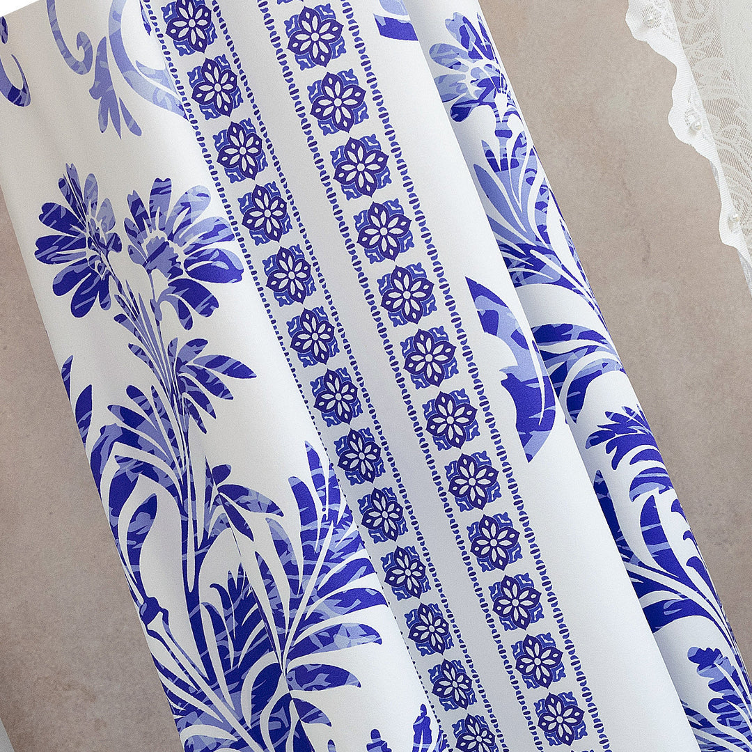 Dame sommerkjole med blomsterprint og let luftig pasform Skovae