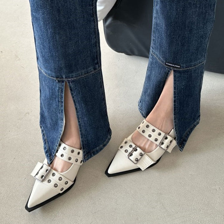 Femme Elegante Slingback hæl sko Stilla