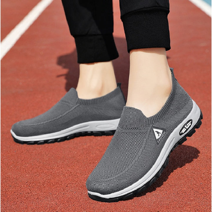 Femme Let Slip-On Sport Sneakers med Åndbart Strikdesign Stilla