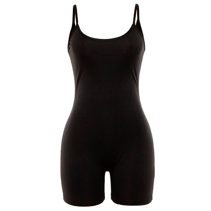 Dame Sporty body med smalle stropper og figursyet snit Stilla