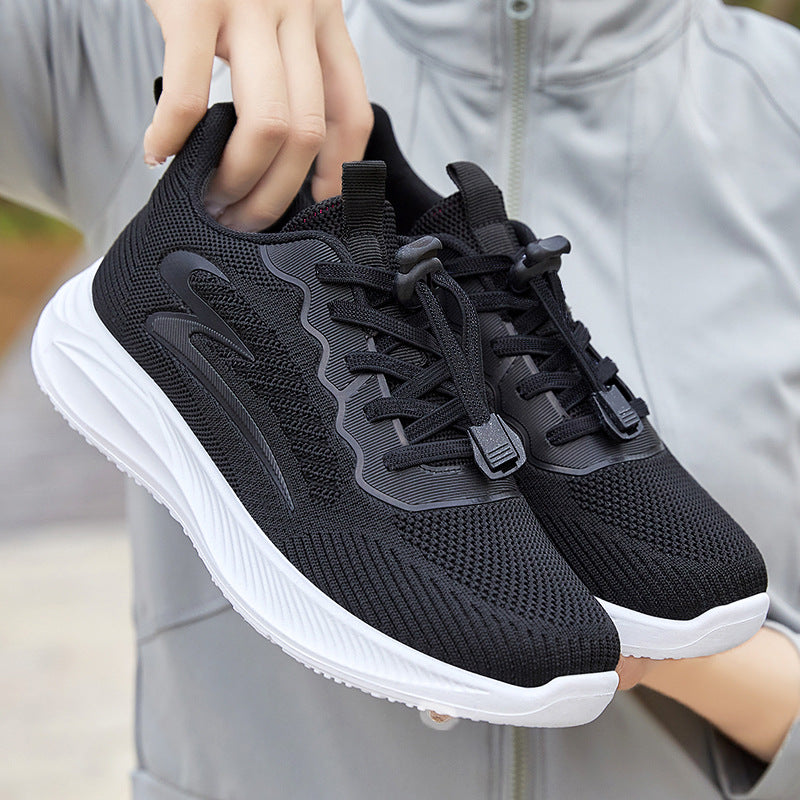 Damer Letvægts og åndbare Løbesneakers med elastisk snøresystem og fleksibel sål Stilla