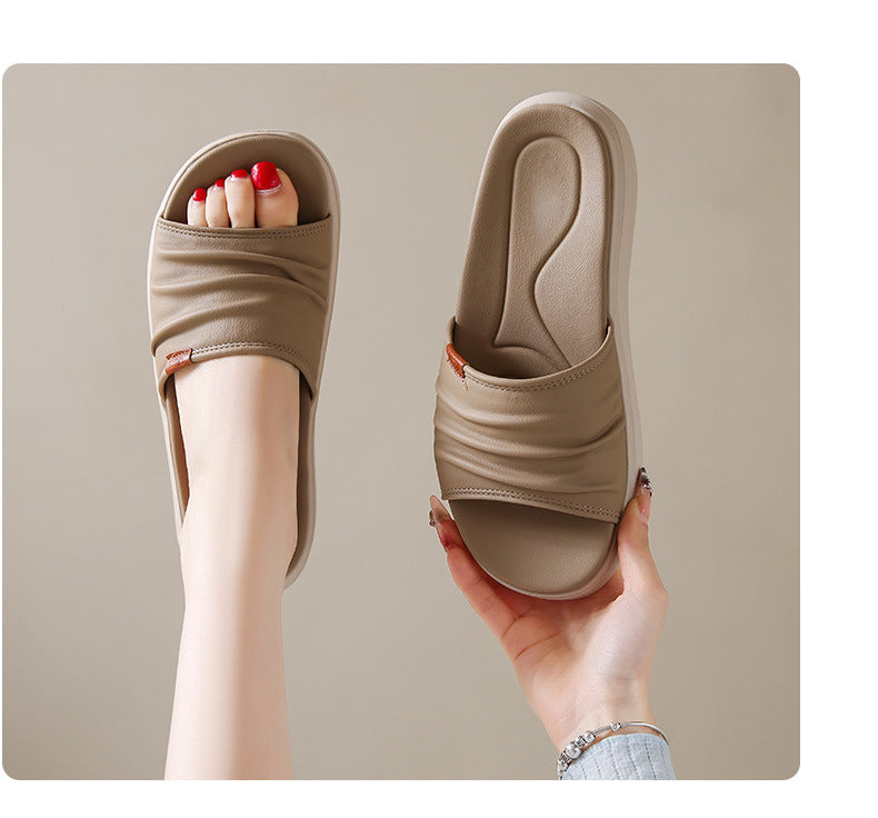 Dame Komfortable Fritids-Sandaler med brede polstrede Remme Stilla