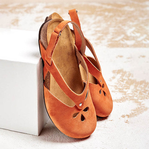 Dame Komfortable Slingback-sandaler med moderne Cut-Out-design og behagelig fodseng Stilla