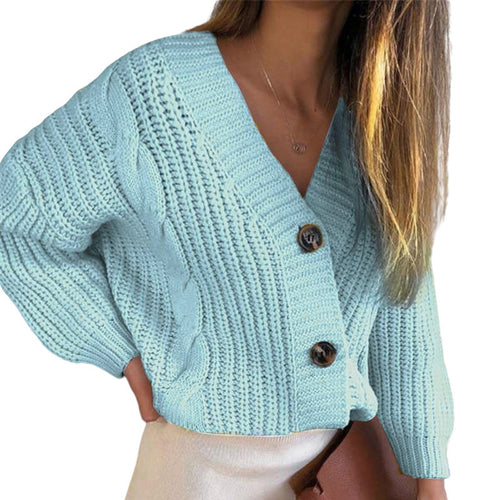 Dame strikjakke i trendy oversized stil Stilla
