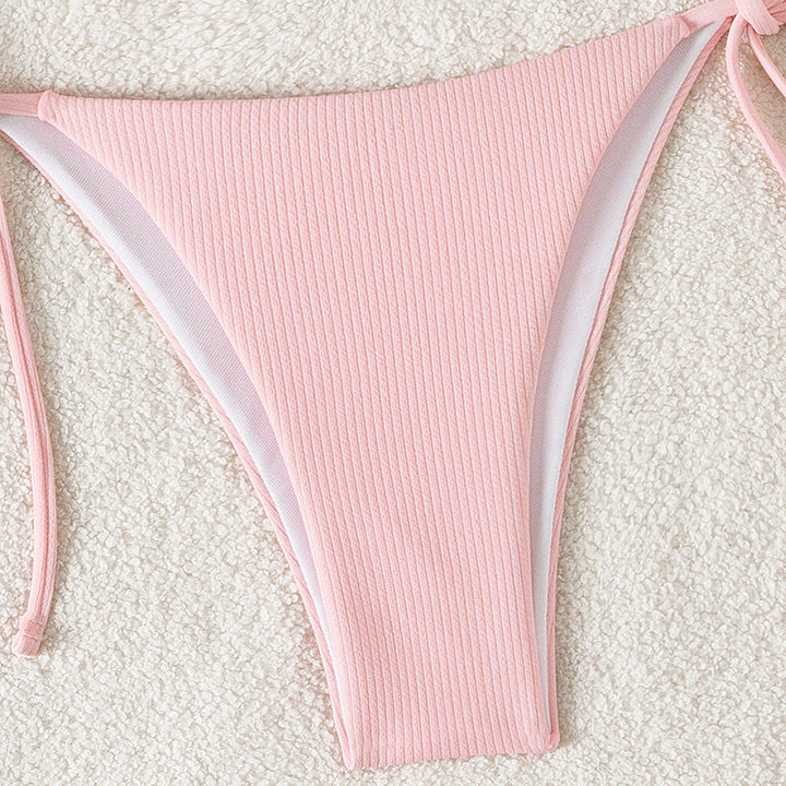 Dame Triangel-Bikini med justerbare stropper og raffinerede detaljer Skovae