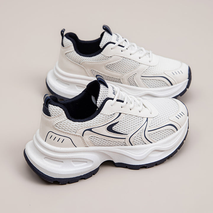 Dame Fitness Sneakers med åndbar mesh-overflade og dämpende sålprofil Stilla