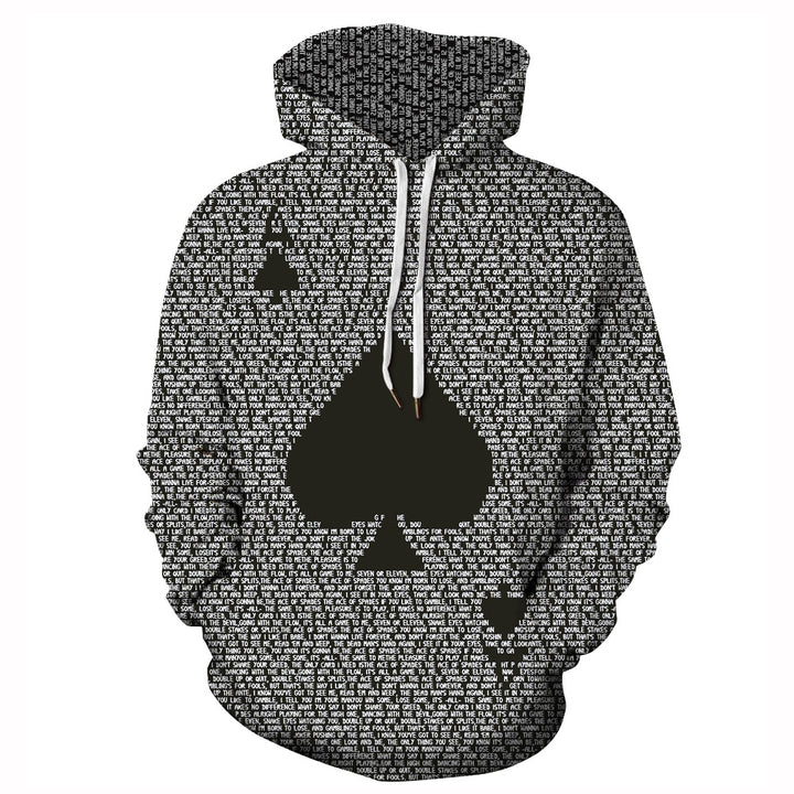Dame Hoodie med detaljeret løveillustration Stilla