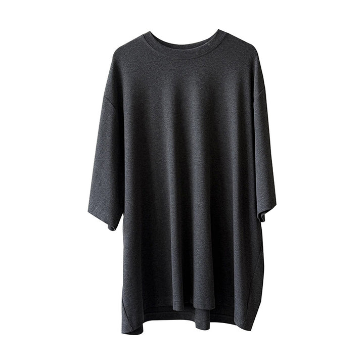 Dame løst oversized T-shirt i kvalitets bomuld med brede ærmer Stilla