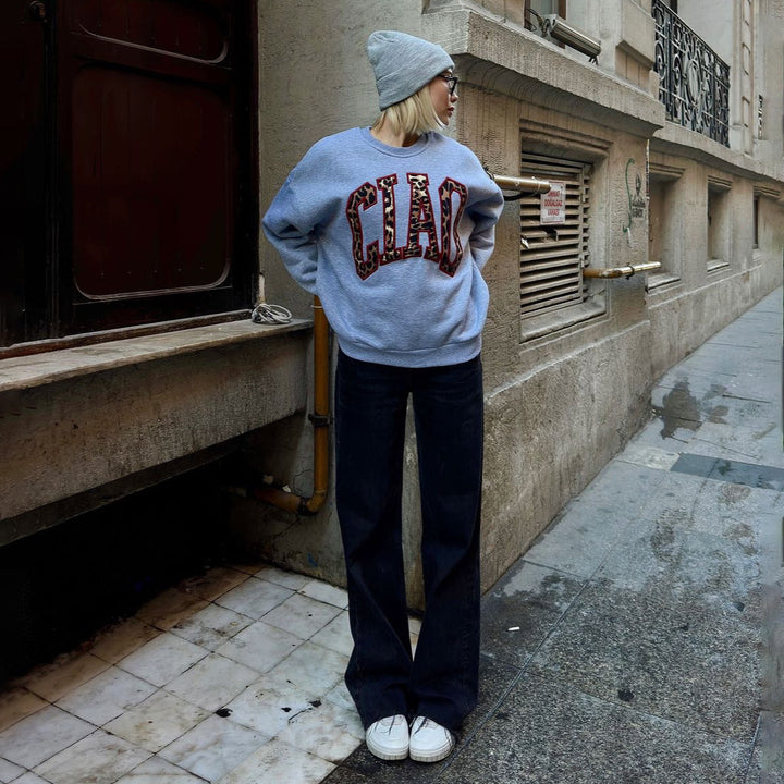 Kvinders Urban Sweatshirt med iøjnefaldende logo Stilla