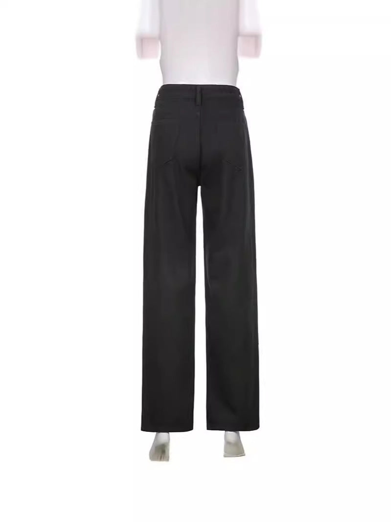 Herren Baggy-Jeans med skulpturelt skeletdesign Stilla