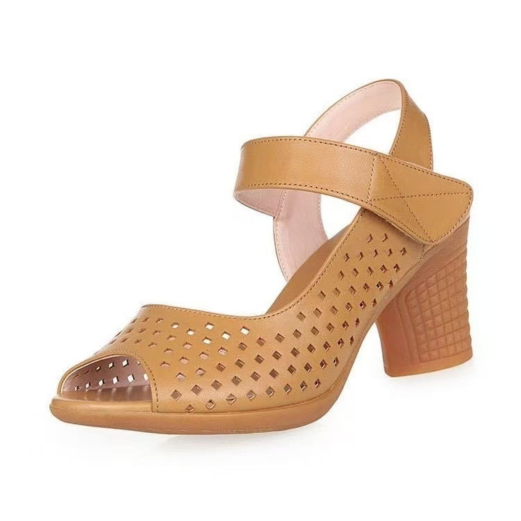 Dame Komfortable Pumps med åben tåparti Stilla