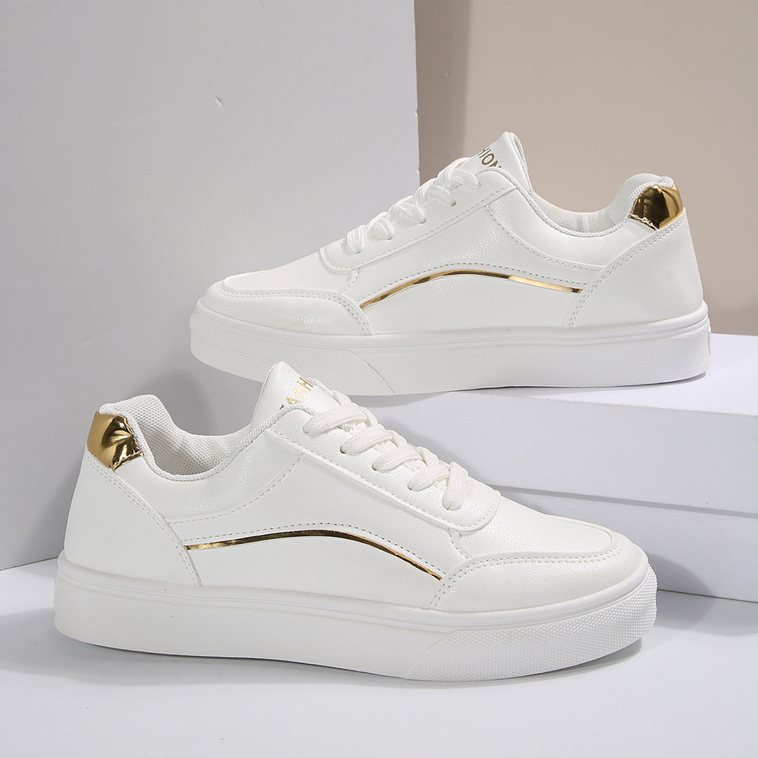 Dame Sporty Sneakers med skridsikker gummisål og modeglimmer-accents Stilla