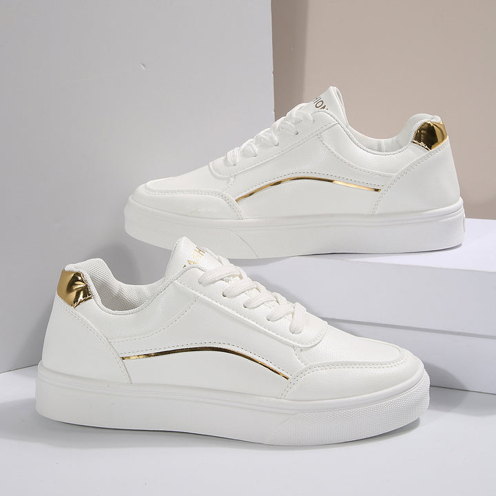Dame Sporty Sneakers med skridsikker gummisål og modeglimmer-accents Stilla