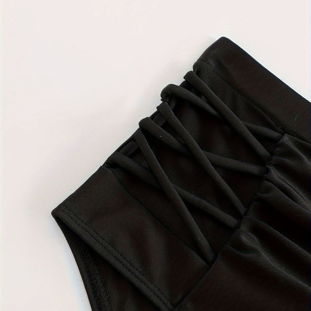 Dame High-Waist Bikini Bukser med stilfulde ruffle detaljer Skovae