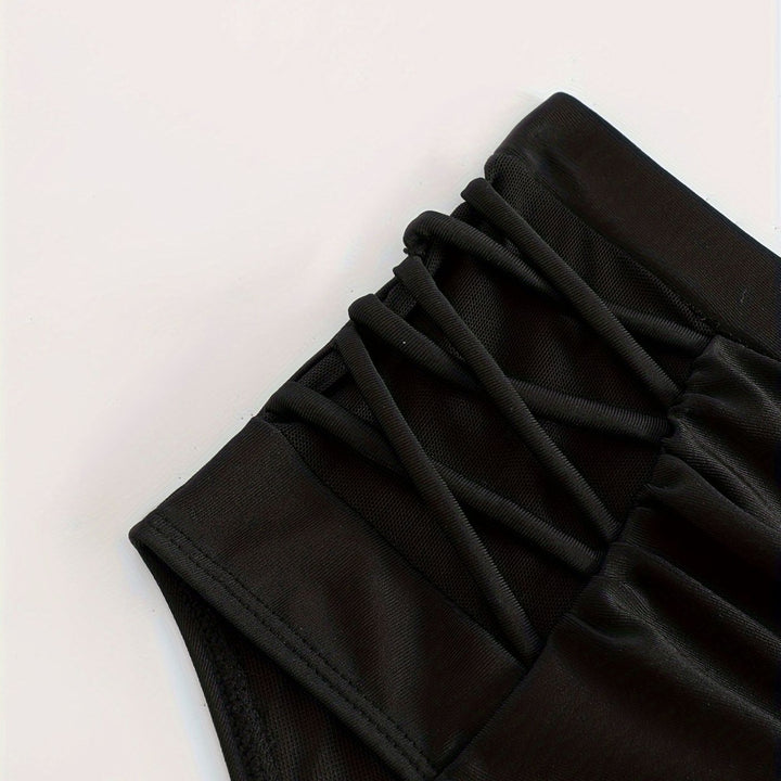 Dame High-Waist Bikini Bukser med stilfulde ruffle detaljer Skovae