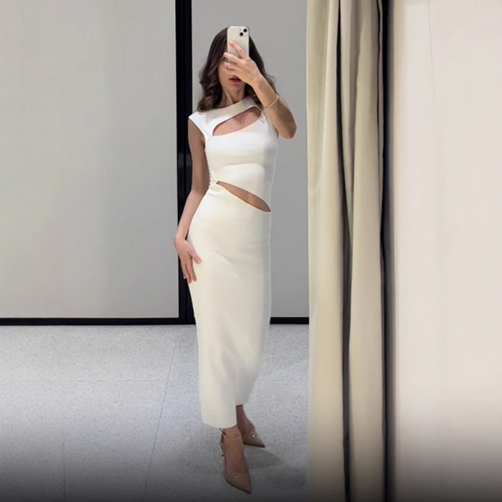Dame Elegant Maxikjole med raffinerede Cut-Outs Stilla