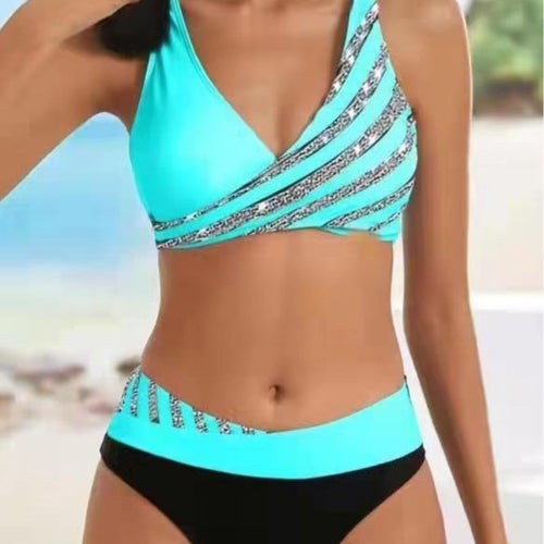 Dame bikini sæt med innovativ gradient skovæ