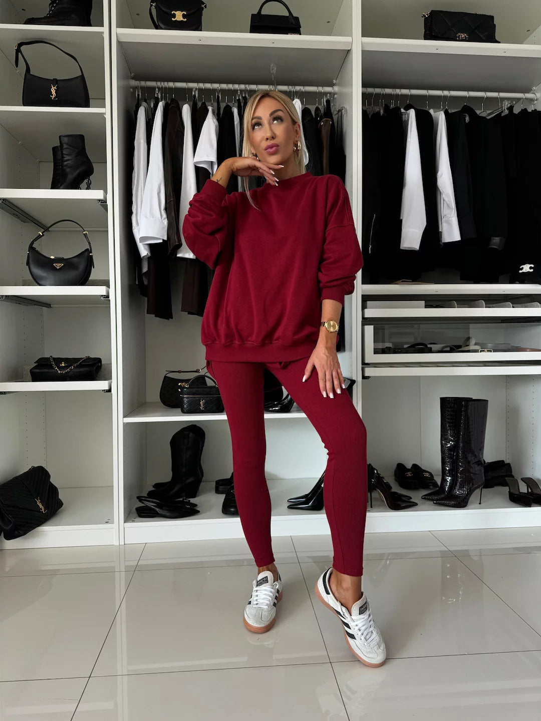 Kvinder Komfortabel Oversized Sweatshirt med Moderne Snit Skovae