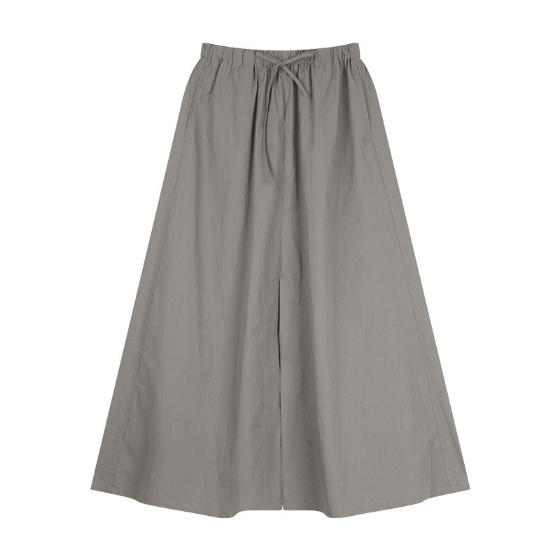Dame bred Culotte-bukser lavet af åndbart materiale med elastisk talje og praktiske sidelommer Stilla
