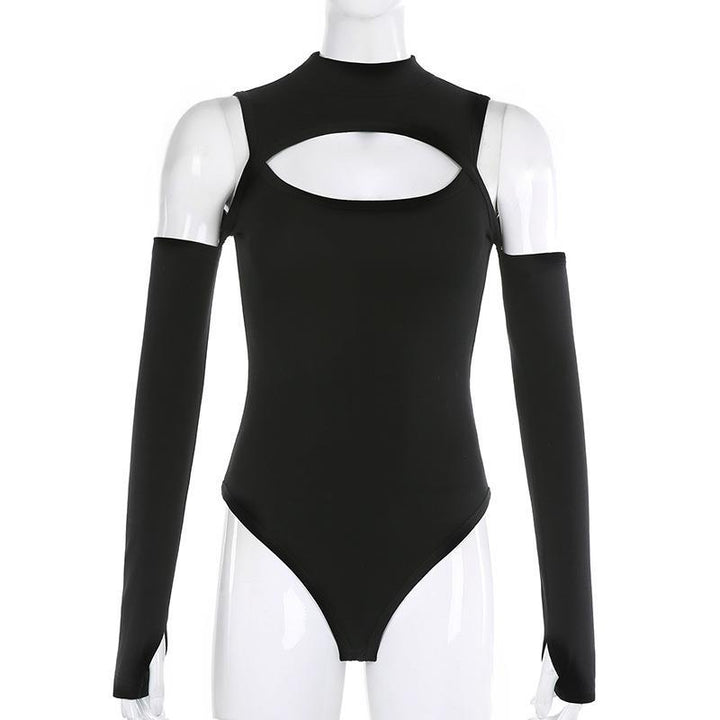 Damer Elegant bodysuit med raffineret udskæring og lange ærmer Skovae