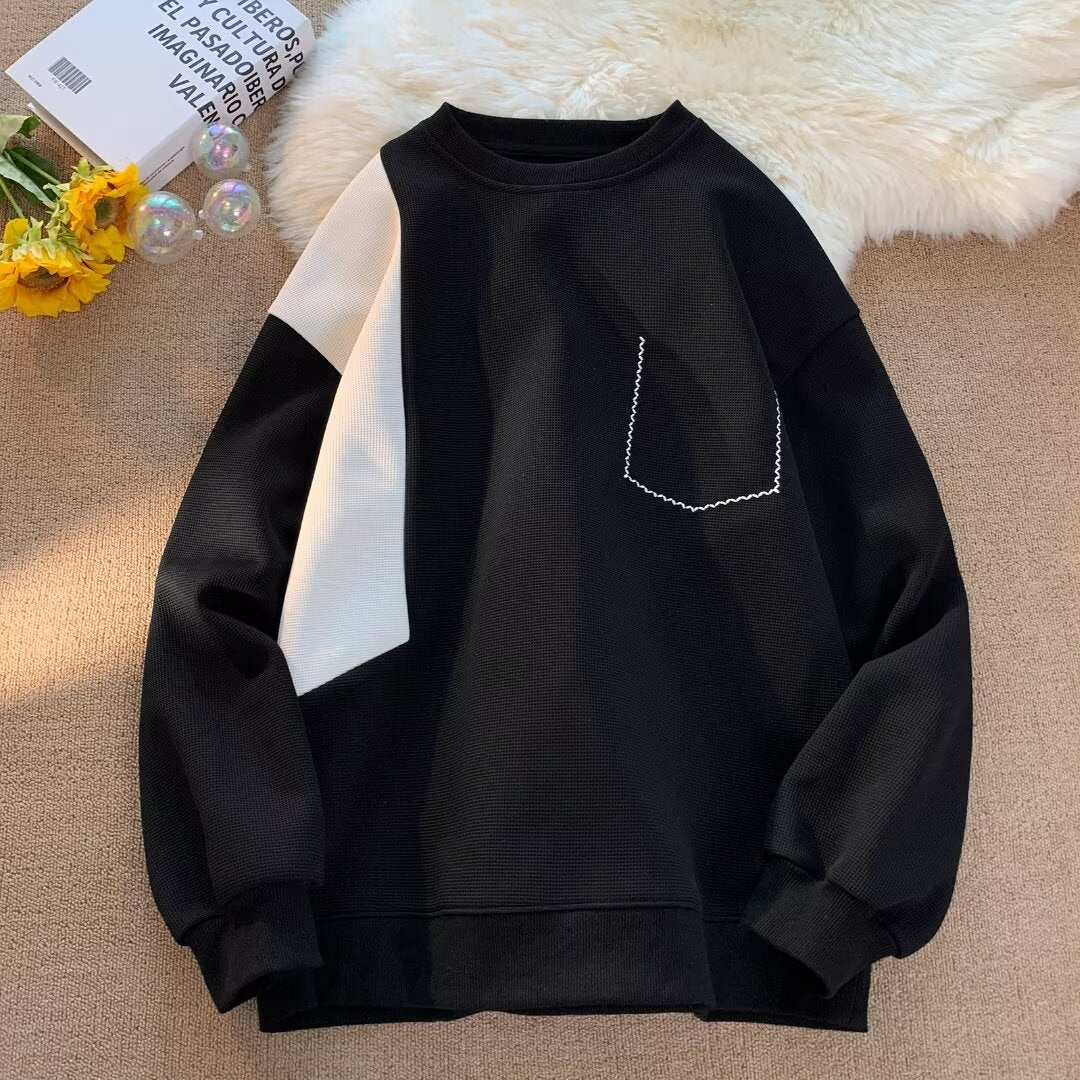 Dame mode sweatshirt med unikt design og praktisk brystlomme Stilla