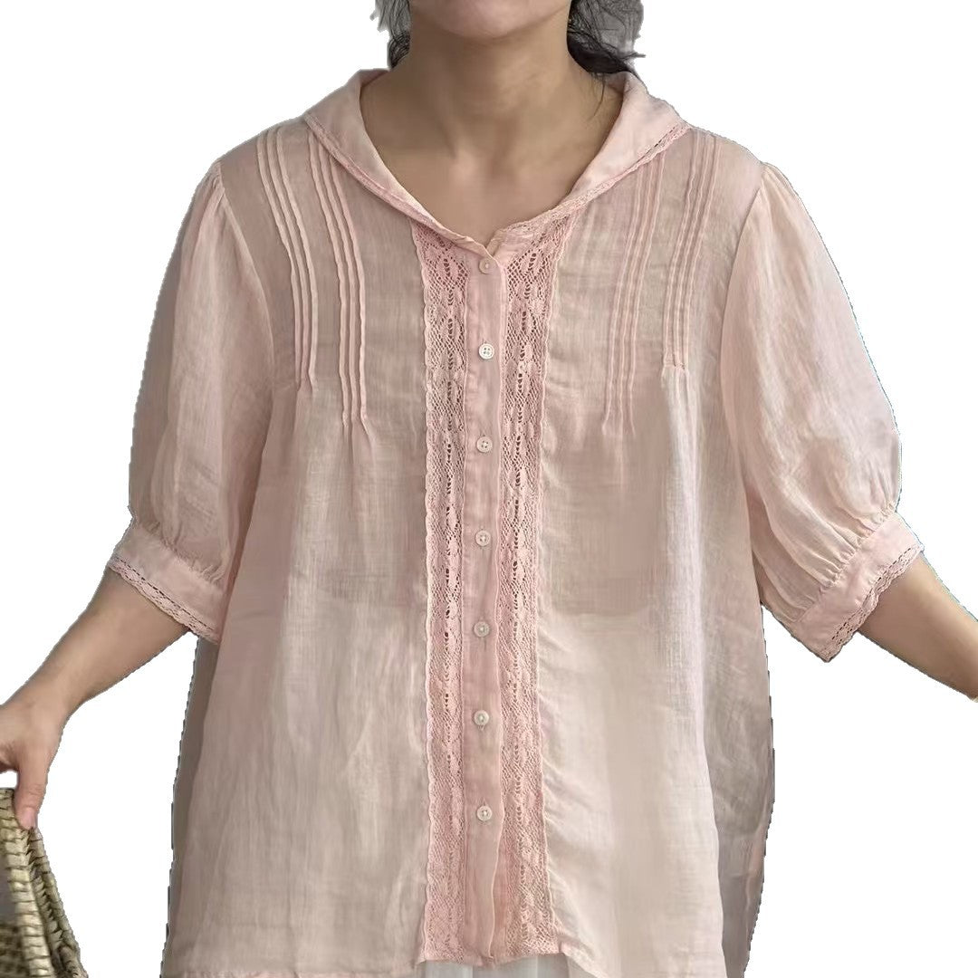 Femme Elegante Hættetrøje med Spidsdekorations Stilla