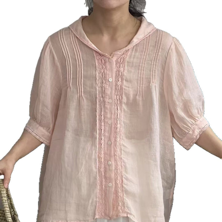 Femme Elegante Hættetrøje med Spidsdekorations Stilla