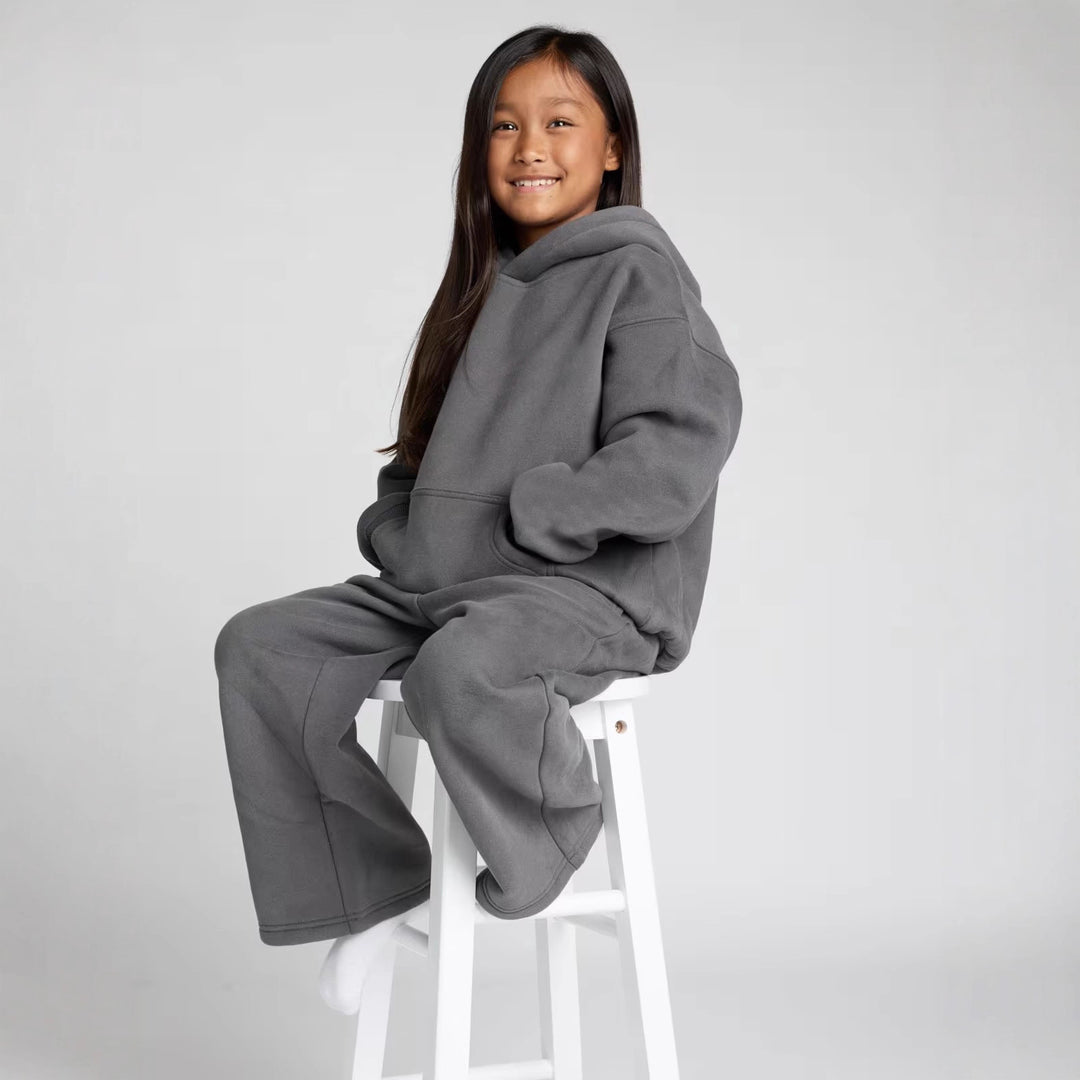 Kvinders oversized hoodie jumpsuit lavet af blødt fleece Skovae