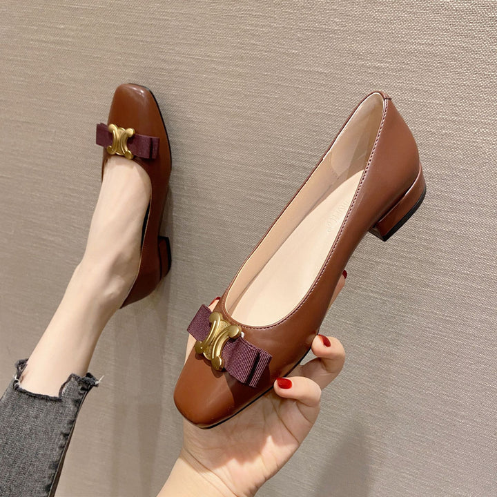Dame Ballerinas med elegant bueaccent og komfortabel indersål Stilla