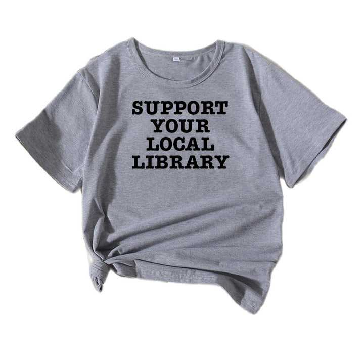 Dame Fritid Litterær Støtte T-Shirt Stilla