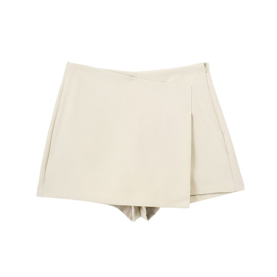 Dame sportlige shorts med elegant lagdesign Skovae
